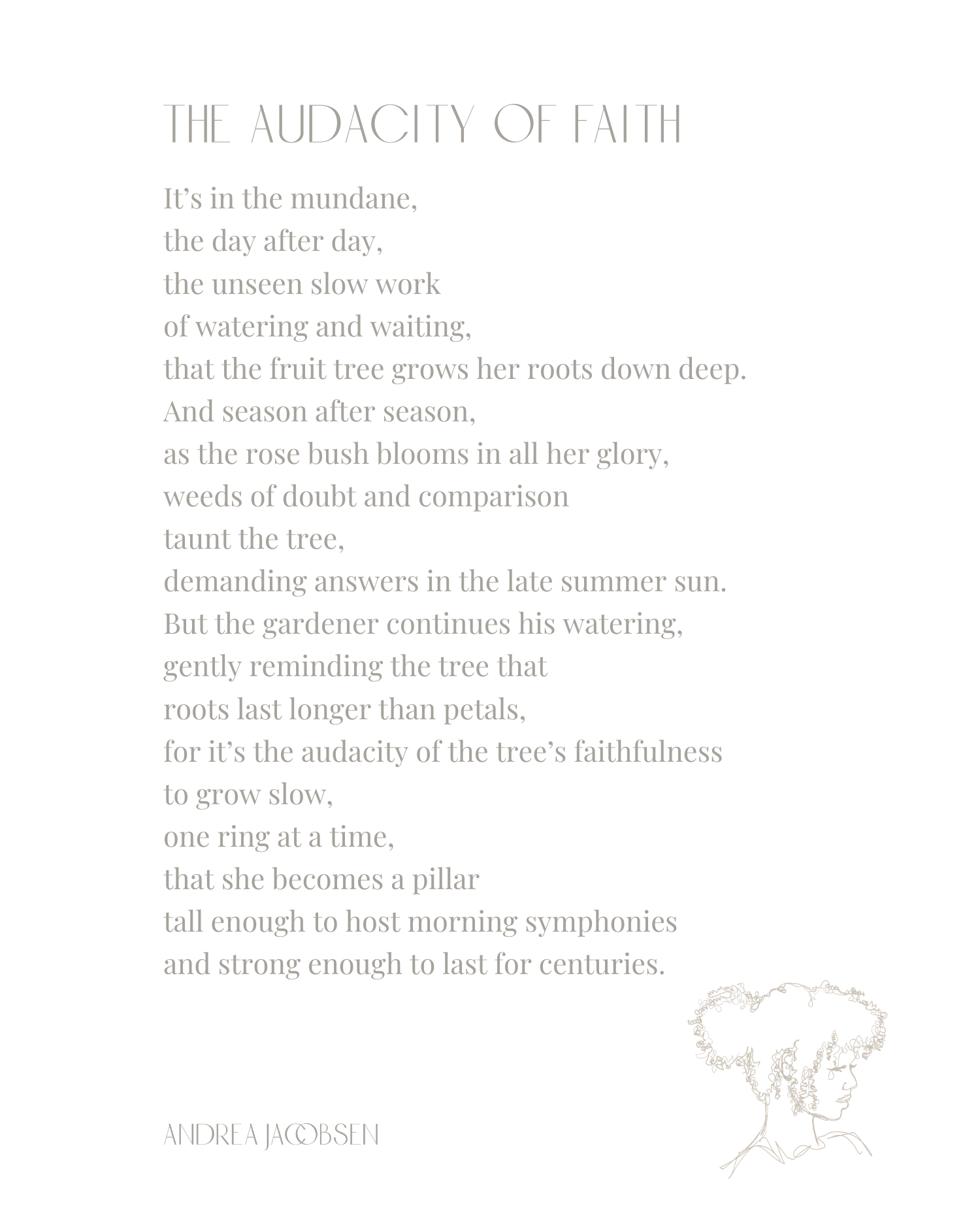 The Audacity of Faith