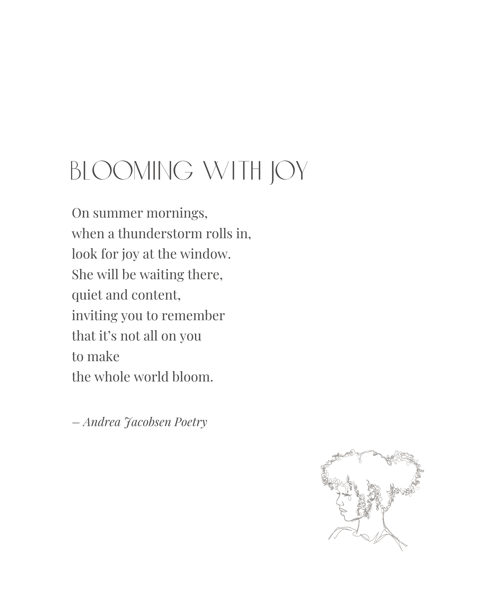 Blooming with Joy, The Original